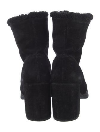 Stuart Weitzman Suede Lace-Up Boots