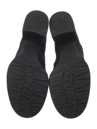 Stuart Weitzman Suede Lace-Up Boots