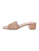 Stuart Weitzman Leather Slides
