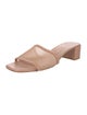 Stuart Weitzman Leather Slides