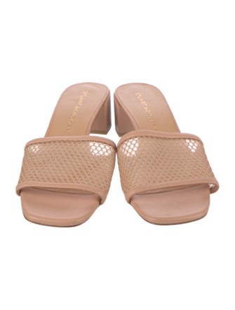Stuart Weitzman Leather Slides