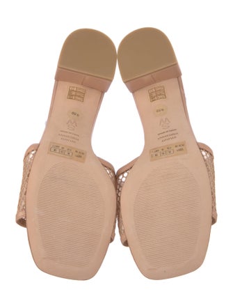 Stuart Weitzman Leather Slides