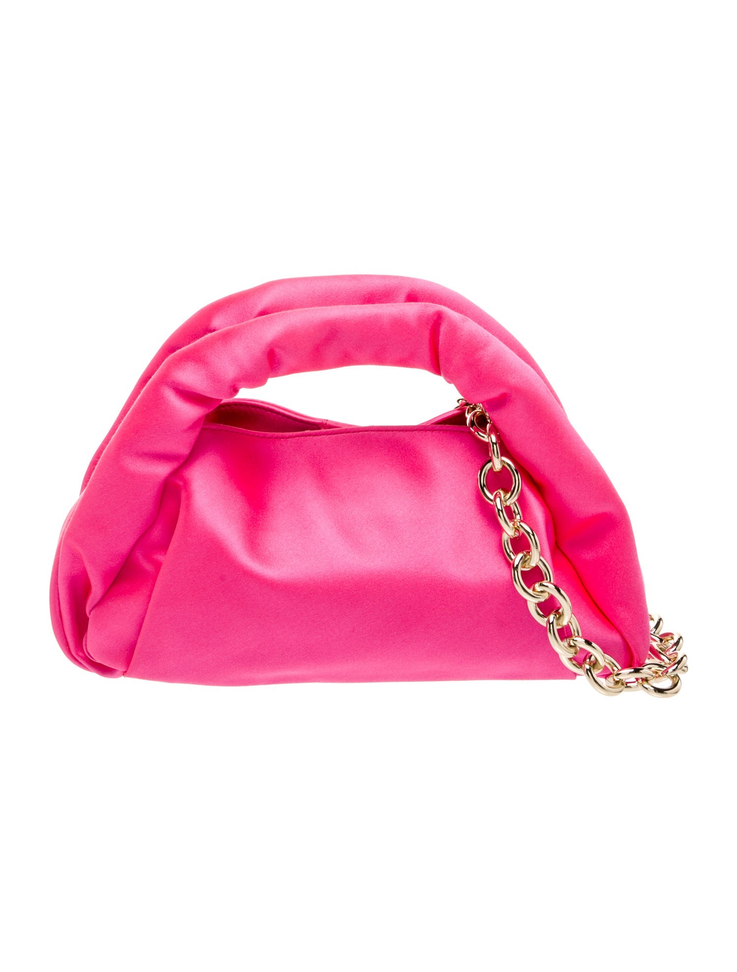 Stuart Weitzman Satin Top Handle Bag