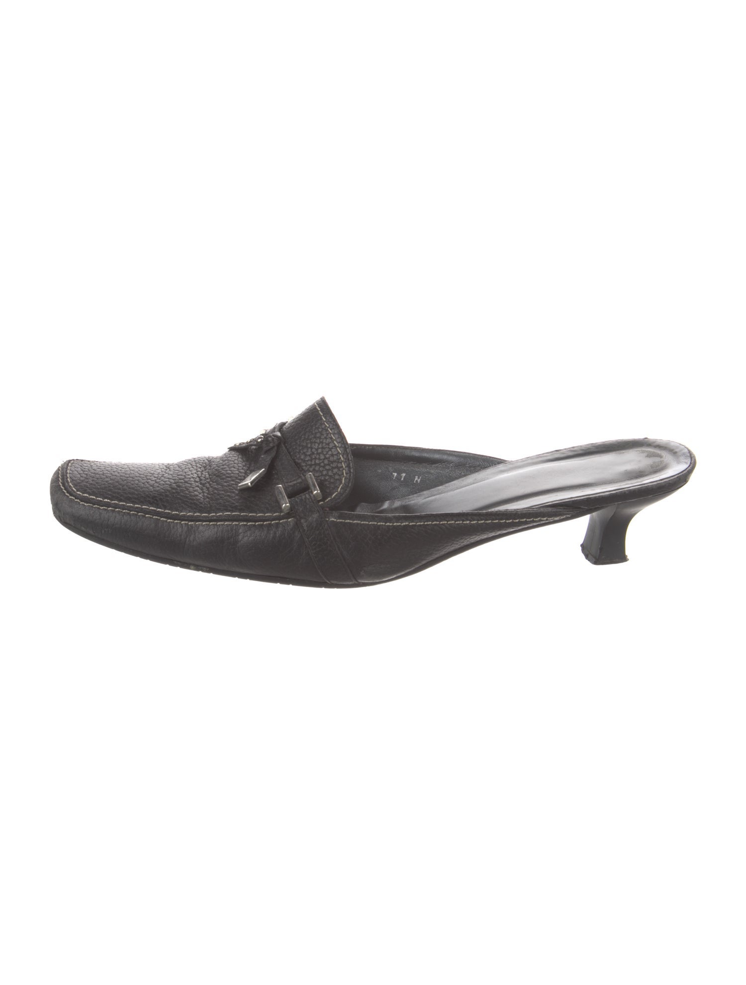 Stuart Weitzman Leather Slides