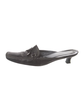 Stuart Weitzman Leather Slides