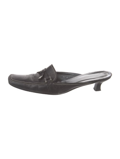 Stuart Weitzman Leather Slides