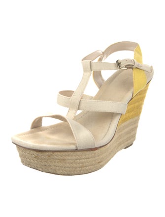 Stuart Weitzman Canvas Espadrilles