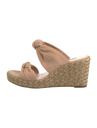 Stuart Weitzman Suede Espadrilles