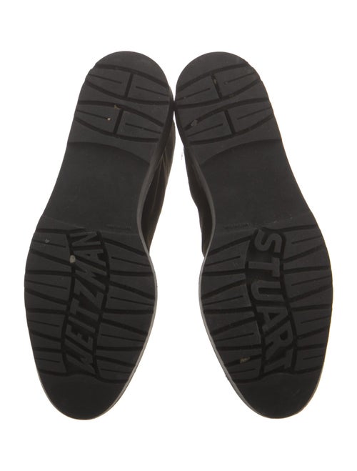 Stuart Weitzman Suede Combat Boots