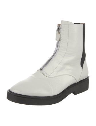 Stuart Weitzman Leather Combat Boots