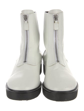 Stuart Weitzman Leather Combat Boots