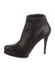 Stuart Weitzman Leather Sock Boots