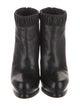 Stuart Weitzman Leather Sock Boots