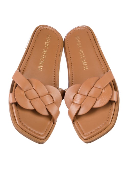 Stuart Weitzman Leather Slides