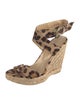 Stuart Weitzman Ponyhair Animal Print Espadrilles