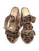 Stuart Weitzman Ponyhair Animal Print Espadrilles