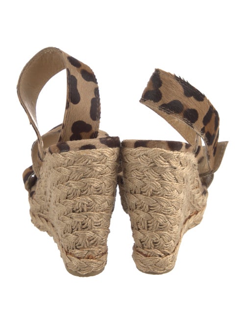 Stuart Weitzman Ponyhair Animal Print Espadrilles