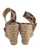 Stuart Weitzman Ponyhair Animal Print Espadrilles