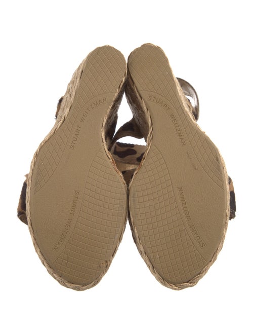 Stuart Weitzman Ponyhair Animal Print Espadrilles