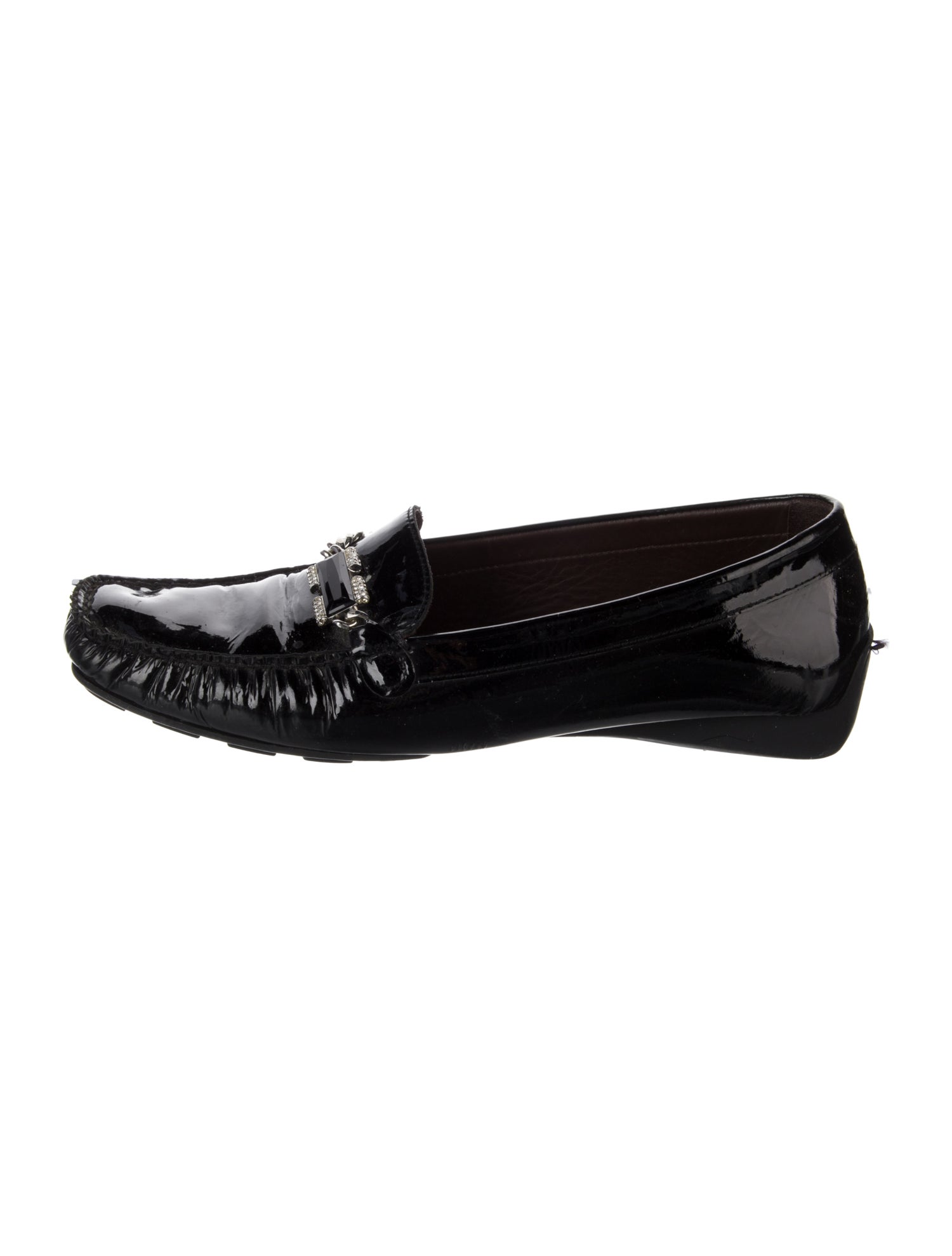 Stuart Weitzman Patent Leather Loafers