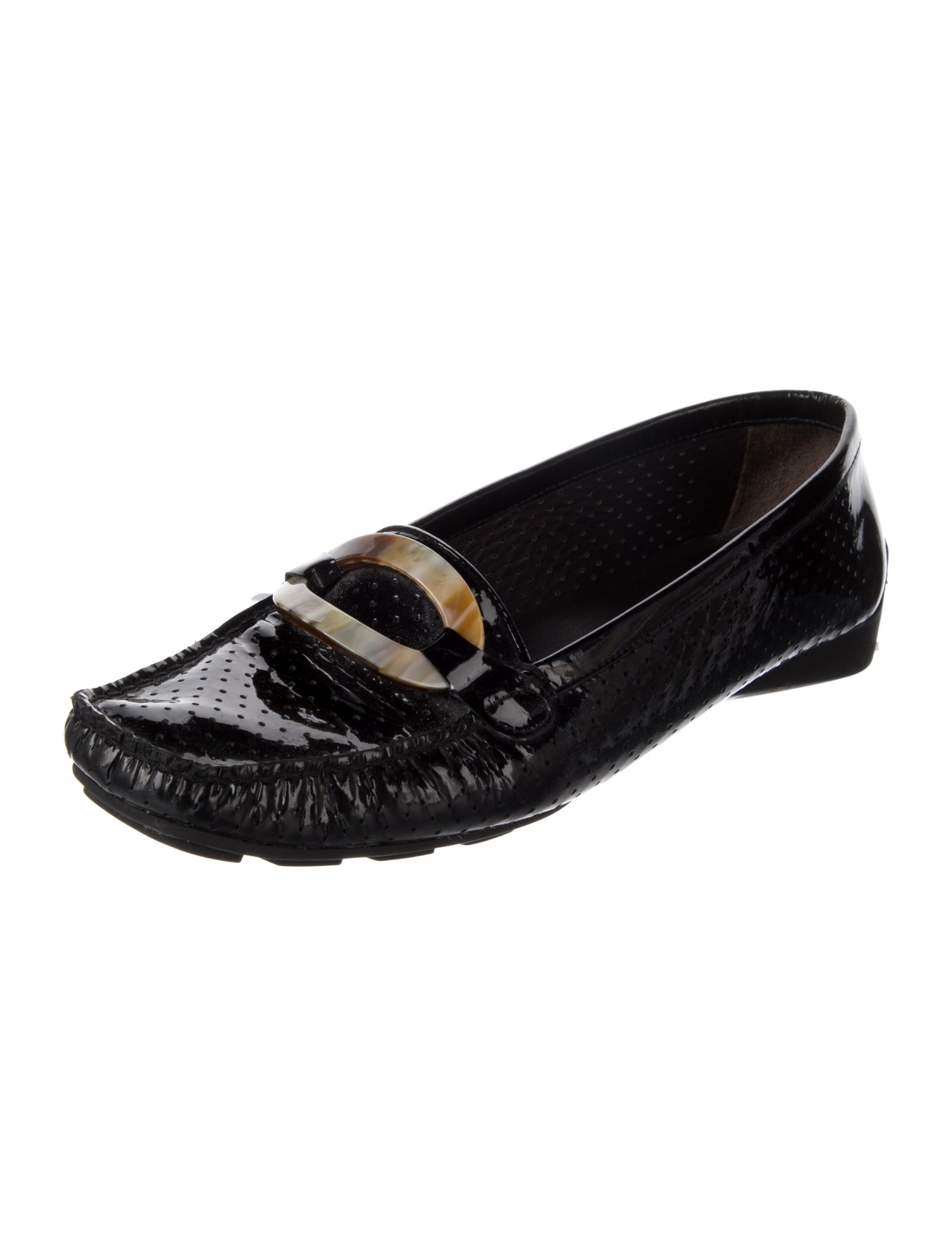 Stuart Weitzman Patent Leather Loafers