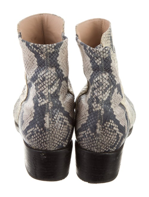 Stuart Weitzman Snakeskin Animal Print Boots
