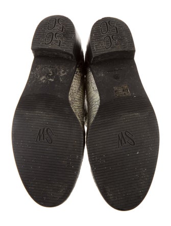 Stuart Weitzman Snakeskin Animal Print Boots