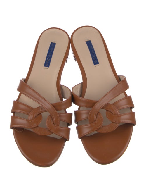 Stuart Weitzman Leather Slides