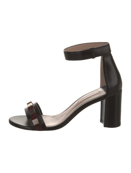 Stuart Weitzman Leather Studded Accents Sandals