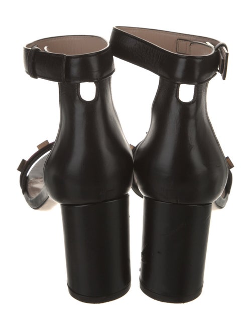 Stuart Weitzman Leather Studded Accents Sandals