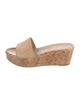 Stuart Weitzman Suede Mules