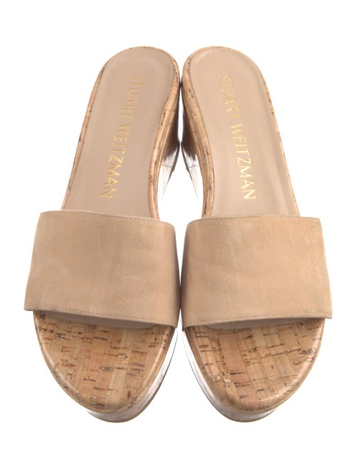 Stuart Weitzman Suede Mules