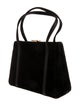 Stuart Weitzman Velvet Top Handle Bag