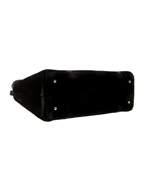 Stuart Weitzman Velvet Top Handle Bag