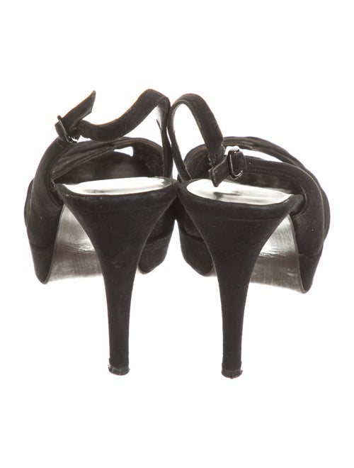 Stuart Weitzman Suede Slingback Pumps
