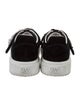 Stuart Weitzman Velvet Crystal Embellishments Sneakers