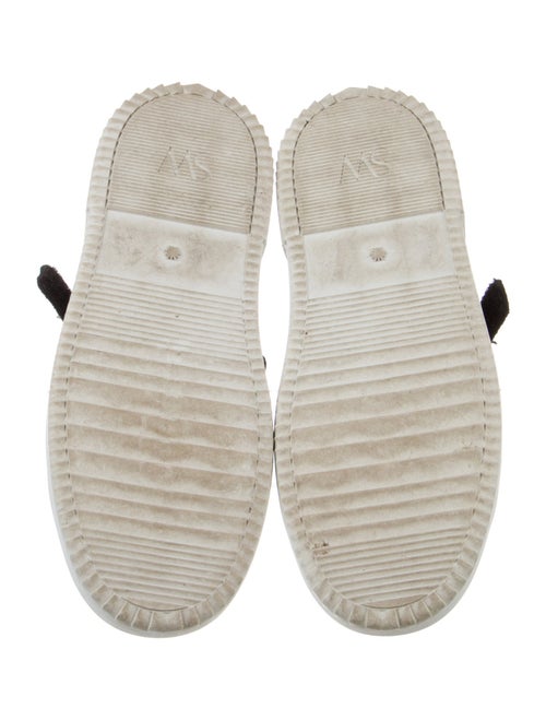 Stuart Weitzman Velvet Crystal Embellishments Sneakers