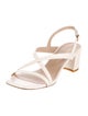Stuart Weitzman Leather Slingback Sandals