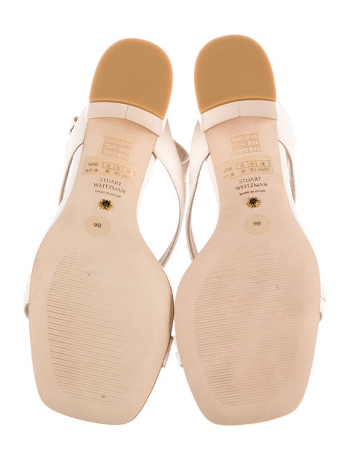 Stuart Weitzman Leather Slingback Sandals