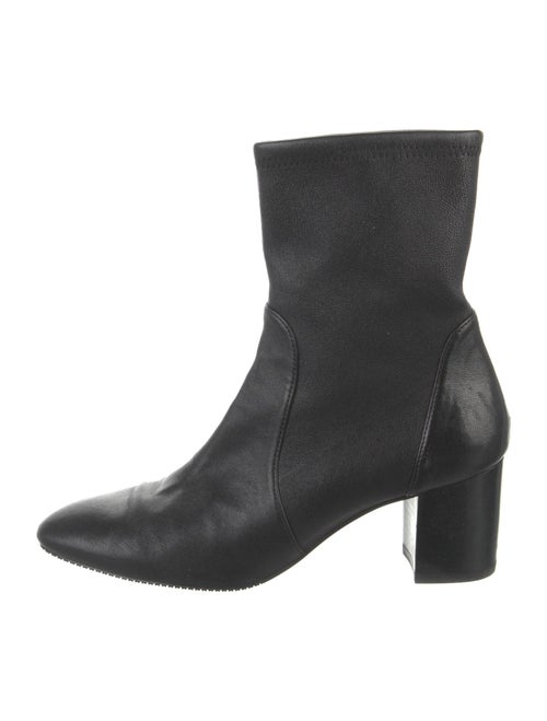 Stuart Weitzman Leather Sock Boots