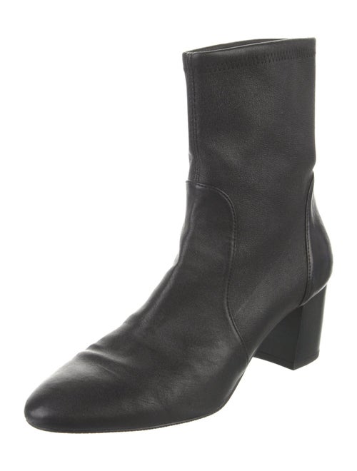 Stuart Weitzman Leather Sock Boots
