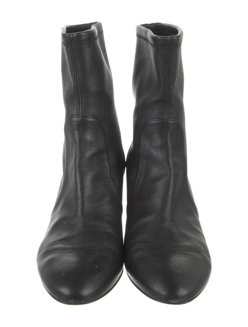 Stuart Weitzman Leather Sock Boots