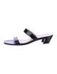 Stuart Weitzman Patent Leather Slides