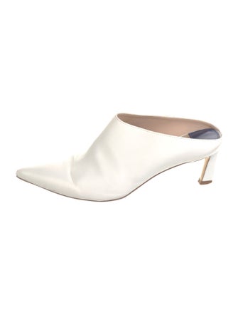 Stuart Weitzman Leather Mules