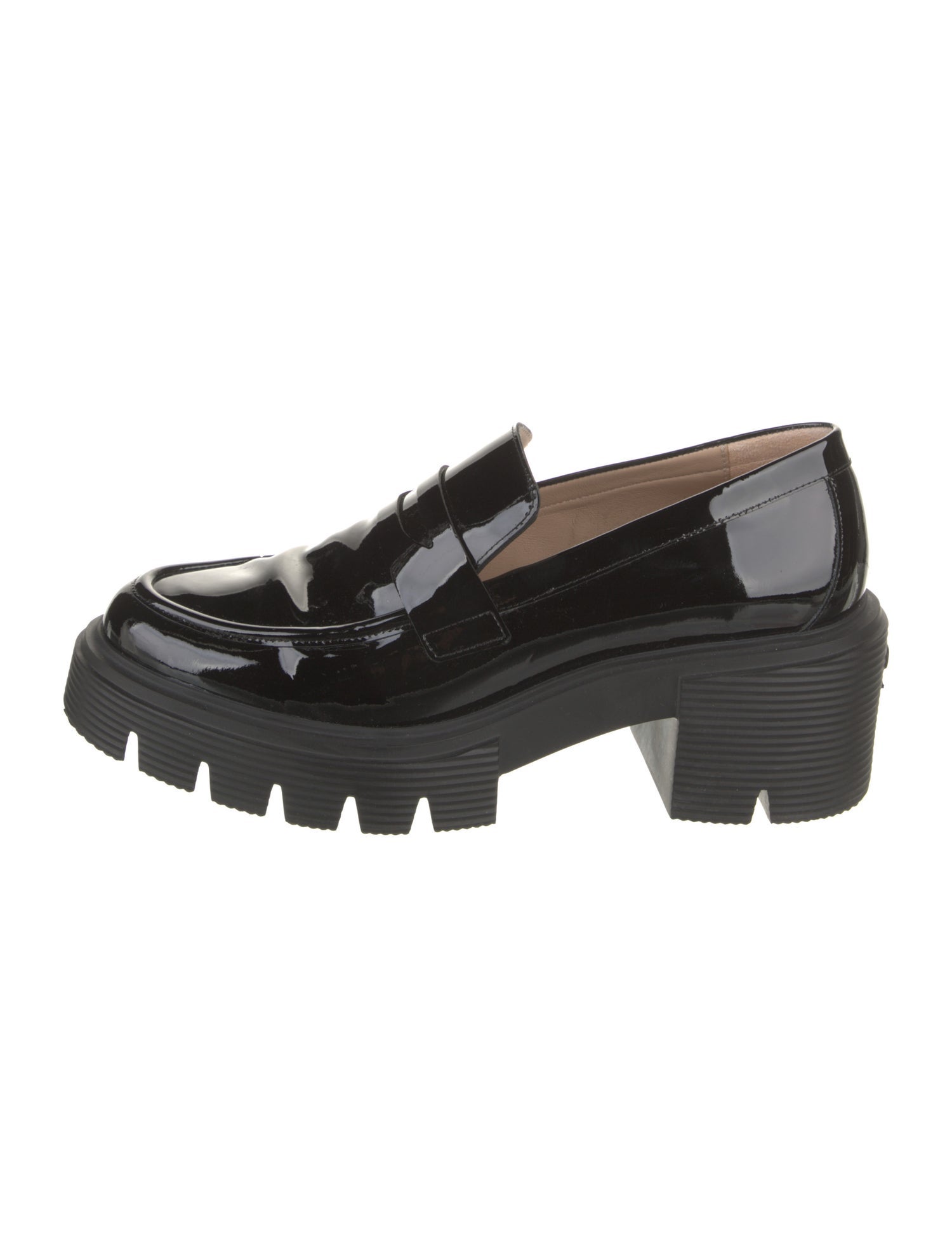 Stuart Weitzman Patent Leather Loafers