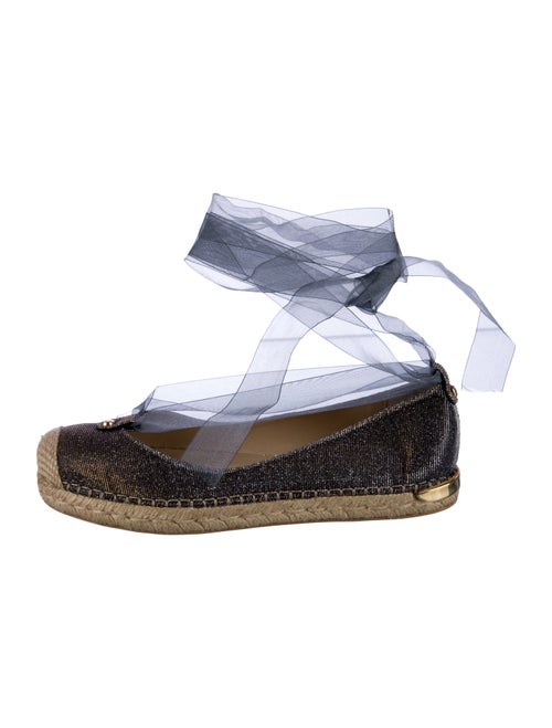 Stuart Weitzman Glitter Colorblock Pattern Moccasins