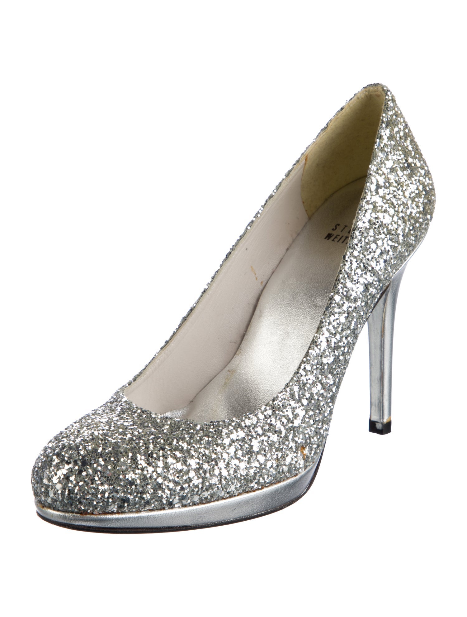 Stuart Weitzman Glitter Pumps