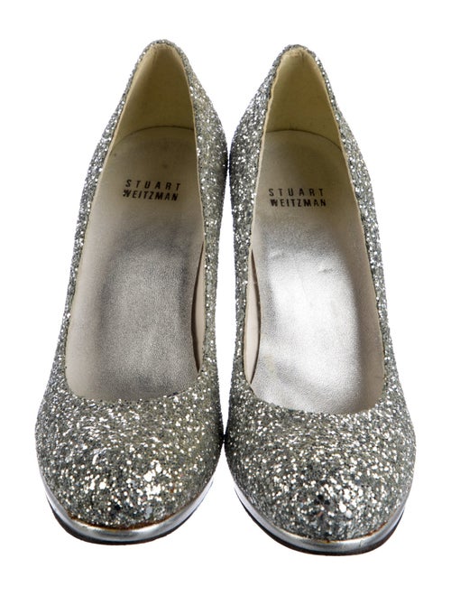 Stuart Weitzman Glitter Pumps
