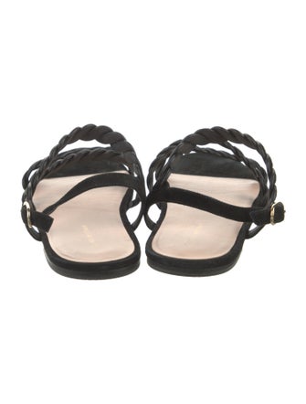 Stuart Weitzman Suede Slingback Sandals