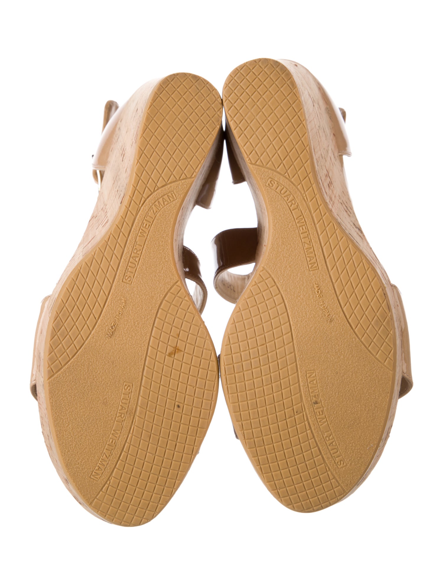 Stuart Weitzman Patent Leather Sandals